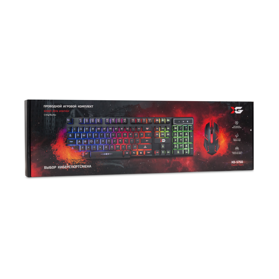 Комплект Клавиатура + Мышь XG XD-575OUB — изображение 2