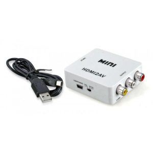 Переходник HDMI -> RCA. HDMI 19F, выход AV 3 x RCA "мама"